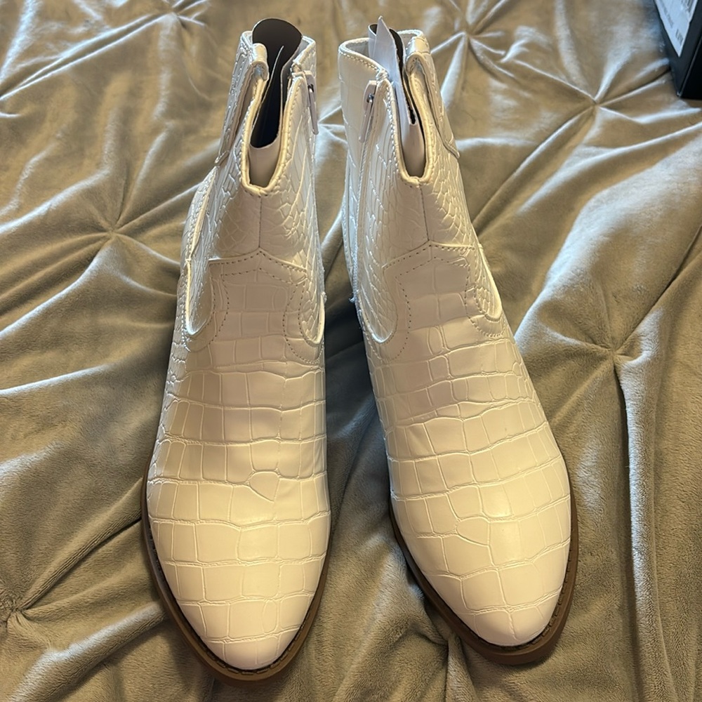 Sugar Western Boots White Size 8
